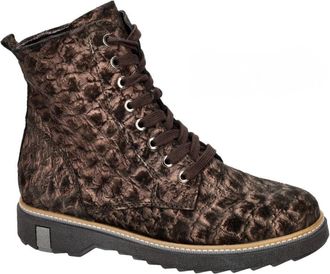Waldl&auml;ufer 683801 Kitomi Veterlaarsjes - Dames - Veterlaarzen - Bruin - 37 1/2 EU - Satijn - Schoenen