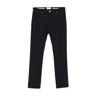 Jacob Cohen Broek met logopatch - Heren - Broeken - Zwart - Maat: W31 Polyamide