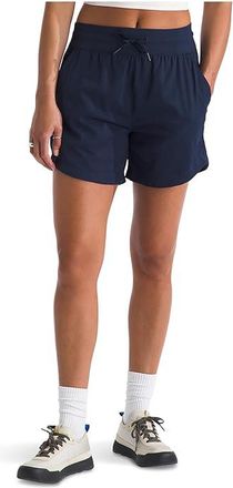 The North Face Aphrodite Arise 5 Shorts Womens Shorts Summit Navy : 2XL 5, Elastane/Nylon