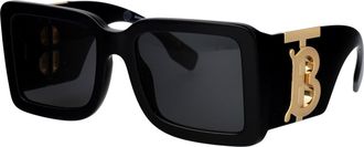 Burberry 0BE4406U Black Acetate Sunglasses - Black