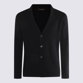 Zanone Black Wool Knitwear