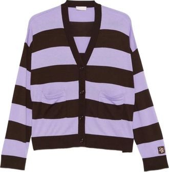 Liu Jo Gestreept vest met zakken - Bruin