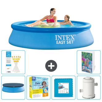 Intex Piscina Easy Set Redonda - 244x61 Cm - 7-piezas S102