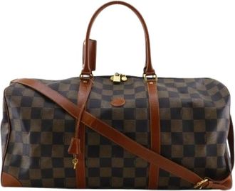 Fendi Pre-owned Pequin PVC Boston Bag - unisex - Vintage Weekendtas - Bruin - ONE Size - Vintage