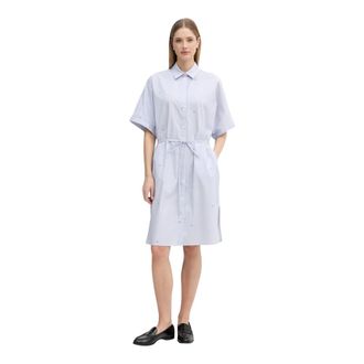 Joop Davinia Shirt Dress - Dames - Shirt Kleedjes - Blauw - M - Katoen - Kleedjes