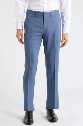 Kenneth Cole Reaction Flat Front Slim Fit Pants in Indigo at Nordstrom Rack, Size 30 X 32