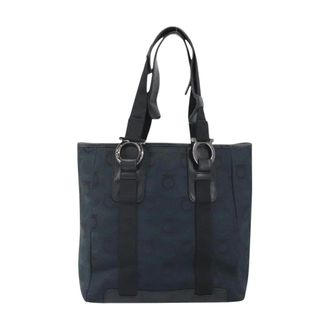 Ferragamo Pre-owned Tote Bags, female, Blue, Size: ONE SIZE Pre-owned Vintage Tote Bag