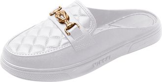 Generic Womens Mule 2025 Leather Wide Fit Walking Mule Sandals Sneaker Slip-On Loafer Backless Slingback Mules