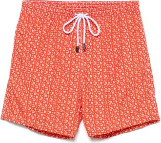 Barba Costume da bagno con stampa paisley - Arancione