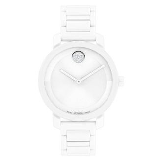 Movado Bold Evolution 2.0 Quartz White Dial Ladies Watch 3601233