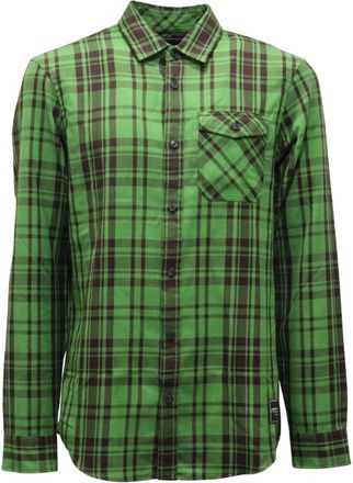 Scotch & Soda 162326 Relaxed Check Shirt - Heren - Casual Overhemden - Groen - S - Polyester - Overhemden