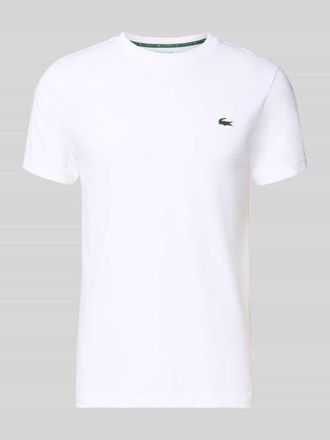 Lacoste Sport Regular Fit T-Shirt aus Baumwoll-Mix in Weiss, Gr&ouml;&szlig;e XXXL