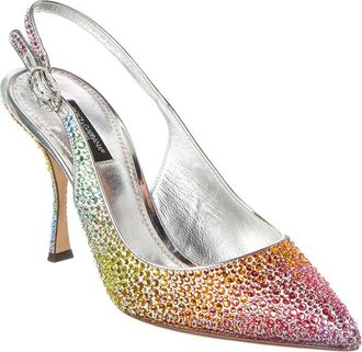 Dolce & Gabbana Slingback Leather Pump