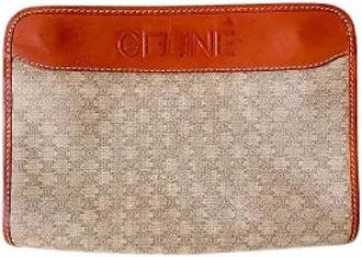 Celine Pre-owned Pouch - Dames - Vintage Clutch - Beige - ONE Size - Leer - Vintage