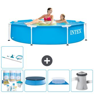 Intex Piscina Con Estructura Redonda - 244x51 Cm - 7-piezas S20391