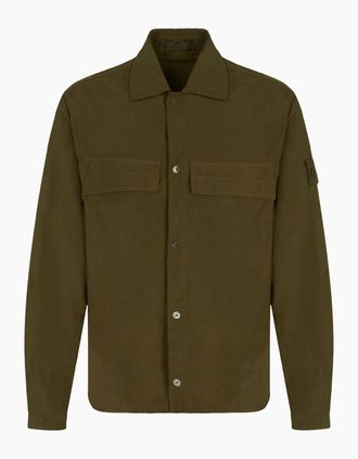Stone Island Mens GHOST 1200044 OVERSHIRT - Green - Size: 40/Regular