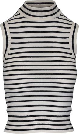 Nili Lotan Top a righe - Bianco