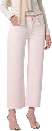 Citizens Of Humanity Faye Ankle Straight Leg Jeans in Pale Coral Light at Nordstrom, Size 26