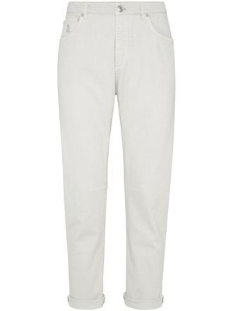 Brunello Cucinelli Mens Trousers Light Grey