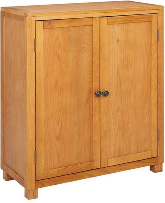 vidaXL Cabinet with Storage with Door Brown Engineered wood vidaXL