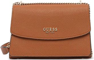 Guess Co Borsa a tracolla Calista con catena - Marrone
