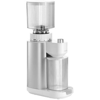 Zwilling Zwilling - Enfinigy Molinillo De Caf&eacute; El&eacute;ctrico Con Molinillo C&oacute;nico Preservador Del Aroma Y Grado De Molido Ajustable, Para 1 - 12 Tazas, Plata