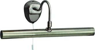 Searchlight Searchlight - Picture Lights - Cuadro de pared 2 luces de latón antiguo, E14