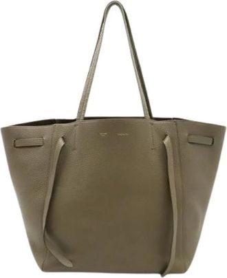 Celine Pre-owned Phantom Small Leather Tote Bag - Dames - Vintage Shopper - Grijs - ONE Size - Leer - Vintage