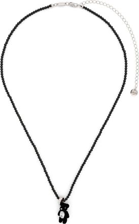 Yvmin teddy bear-motif necklace - women - Metal (Other) - One Size - Black
