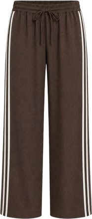 2-Biz Cropped Broeken - Dames - Wijde Broeken - Bruin - XL - Katoen - Broeken