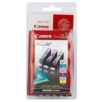 CANON Pixma Mp620/630/980 Cartucho Multipack C/m/y Cli 521 C / M / Y