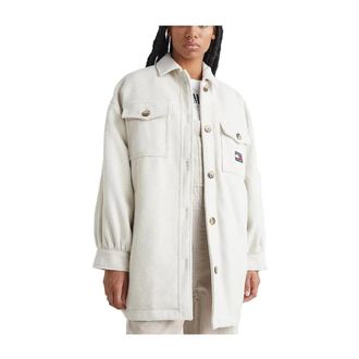 Tommy Hilfiger Light Jackets, female, Beige, Size: S Light Jacket