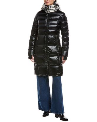 Scotch & Soda Willemina Mixed Media Long Coat