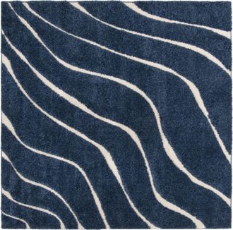 Safavieh Alfombra Azul oscuro/Crema 122 X 122 cm