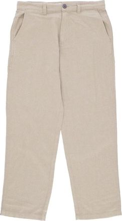 Obey Heren, Broeken, Beige, Maat: W36 Linnen