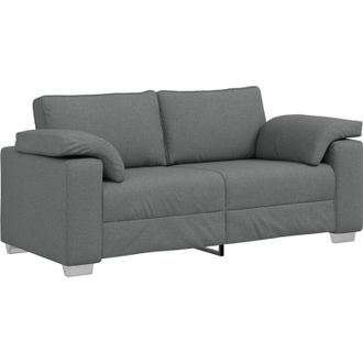 vidaXL Sof&aacute; Con Coj&iacute;n Gris Oscuro 180 X 77 X 82 Cm Tela Vidaxl