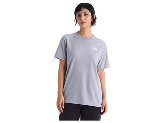 The North Face Short Sleeve Tri-Blend T-Shirts Womens Short Sleeve Pullover TNF Light Grey Heather : 2XL, Cotton/Lyocell/Polyester