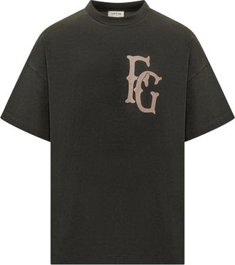 Fear of God Cotton Rayon SS Tee - Heren - T-shirts - Zwart - M - Rayon - Tops