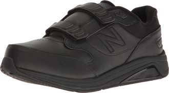 New Balance Mens 928 V3 Hook and Loop Walking Shoe, Black/Black, 15.5 UK Wide