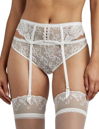 Aubade Womens TC50 Pour Toujours Suspender Belt - White - Size 14 UK