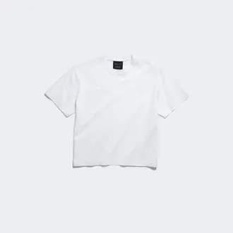 Canada Goose T-shirt Roam &agrave; broderie (Femmes, Optic White/Vibrant Lilac, TG)