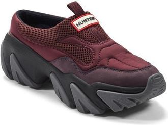 Hunter Darisa Water Repellent Slip-On Shoe in Dark Red at Nordstrom, Size 11