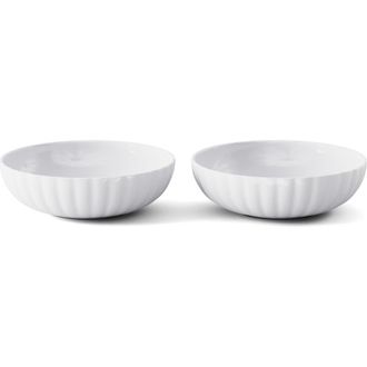 Georg Jensen Bernadotte Set of 2 Porcelain Bowls in White at Nordstrom