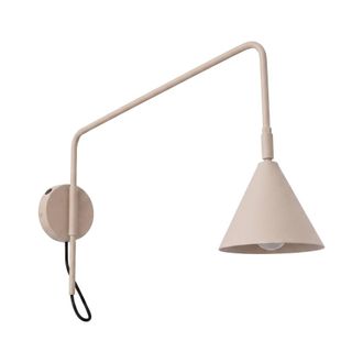 Sollux Lighting Aplique de pared taupe acero alt. 30 cm