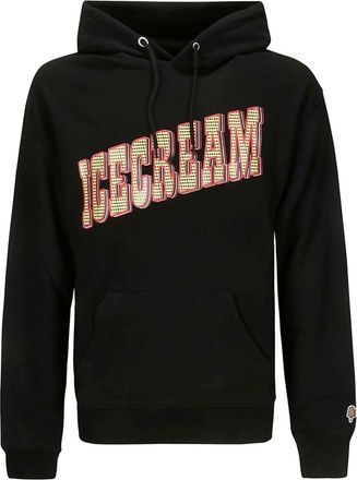 Icecream Casino cotton hoodie - men - Cotton - M - Black
