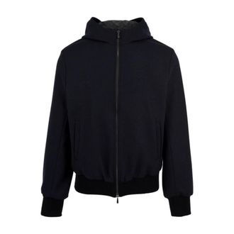 Drumohr Zip-through Sweatshirt - Heren - Vesten met rits - Blauw - M - Hoodies & sweatvesten