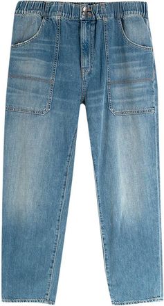 Veronica Beard Blue Waterfall Elastic Waist Arya Denim Jeans Size 32/81