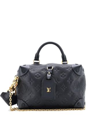 Louis Vuitton Petite Malle Souple Handbag Monogram Empreinte Leather shoulder bag - Nero