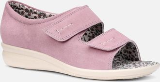 Hotter Womens Siesta Womens Slippers - Pink - Size: 7