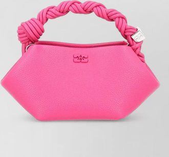 Ganni mini bag detachable strap twisted handle
